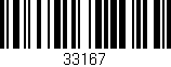 Código de barras (EAN, GTIN, SKU, ISBN): '33167'