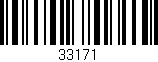 Código de barras (EAN, GTIN, SKU, ISBN): '33171'