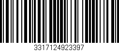 Código de barras (EAN, GTIN, SKU, ISBN): '3317124923397'