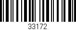 Código de barras (EAN, GTIN, SKU, ISBN): '33172'