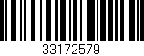 Código de barras (EAN, GTIN, SKU, ISBN): '33172579'
