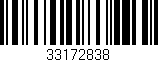 Código de barras (EAN, GTIN, SKU, ISBN): '33172838'