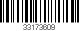 Código de barras (EAN, GTIN, SKU, ISBN): '33173609'