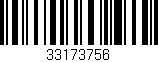 Código de barras (EAN, GTIN, SKU, ISBN): '33173756'
