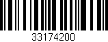 Código de barras (EAN, GTIN, SKU, ISBN): '33174200'