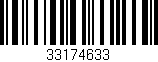 Código de barras (EAN, GTIN, SKU, ISBN): '33174633'