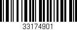 Código de barras (EAN, GTIN, SKU, ISBN): '33174901'