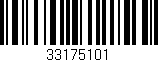 Código de barras (EAN, GTIN, SKU, ISBN): '33175101'