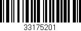 Código de barras (EAN, GTIN, SKU, ISBN): '33175201'