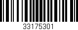 Código de barras (EAN, GTIN, SKU, ISBN): '33175301'