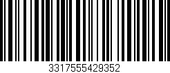 Código de barras (EAN, GTIN, SKU, ISBN): '3317555429352'