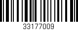 Código de barras (EAN, GTIN, SKU, ISBN): '33177009'