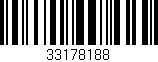 Código de barras (EAN, GTIN, SKU, ISBN): '33178188'