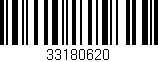 Código de barras (EAN, GTIN, SKU, ISBN): '33180620'