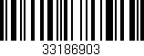 Código de barras (EAN, GTIN, SKU, ISBN): '33186903'