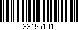 Código de barras (EAN, GTIN, SKU, ISBN): '33195101'