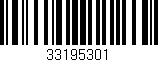 Código de barras (EAN, GTIN, SKU, ISBN): '33195301'