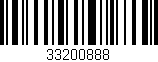 Código de barras (EAN, GTIN, SKU, ISBN): '33200888'
