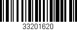 Código de barras (EAN, GTIN, SKU, ISBN): '33201620'