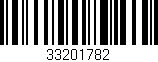 Código de barras (EAN, GTIN, SKU, ISBN): '33201782'