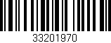 Código de barras (EAN, GTIN, SKU, ISBN): '33201970'