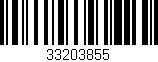 Código de barras (EAN, GTIN, SKU, ISBN): '33203855'