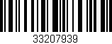 Código de barras (EAN, GTIN, SKU, ISBN): '33207939'