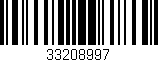 Código de barras (EAN, GTIN, SKU, ISBN): '33208997'
