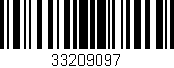 Código de barras (EAN, GTIN, SKU, ISBN): '33209097'