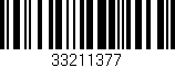 Código de barras (EAN, GTIN, SKU, ISBN): '33211377'
