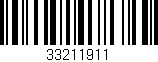 Código de barras (EAN, GTIN, SKU, ISBN): '33211911'