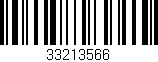 Código de barras (EAN, GTIN, SKU, ISBN): '33213566'