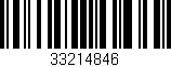 Código de barras (EAN, GTIN, SKU, ISBN): '33214846'