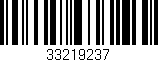 Código de barras (EAN, GTIN, SKU, ISBN): '33219237'
