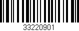 Código de barras (EAN, GTIN, SKU, ISBN): '33220901'