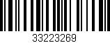 Código de barras (EAN, GTIN, SKU, ISBN): '33223269'