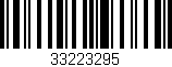 Código de barras (EAN, GTIN, SKU, ISBN): '33223295'