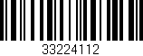 Código de barras (EAN, GTIN, SKU, ISBN): '33224112'