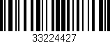 Código de barras (EAN, GTIN, SKU, ISBN): '33224427'