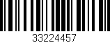 Código de barras (EAN, GTIN, SKU, ISBN): '33224457'