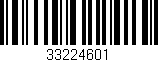 Código de barras (EAN, GTIN, SKU, ISBN): '33224601'