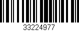 Código de barras (EAN, GTIN, SKU, ISBN): '33224977'
