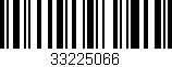 Código de barras (EAN, GTIN, SKU, ISBN): '33225066'