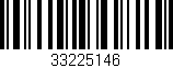 Código de barras (EAN, GTIN, SKU, ISBN): '33225146'