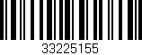 Código de barras (EAN, GTIN, SKU, ISBN): '33225155'