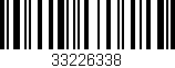 Código de barras (EAN, GTIN, SKU, ISBN): '33226338'