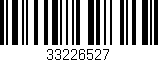 Código de barras (EAN, GTIN, SKU, ISBN): '33226527'