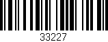 Código de barras (EAN, GTIN, SKU, ISBN): '33227'