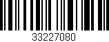 Código de barras (EAN, GTIN, SKU, ISBN): '33227080'