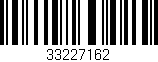 Código de barras (EAN, GTIN, SKU, ISBN): '33227162'